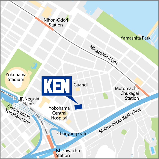 地図：Yokohama Branch