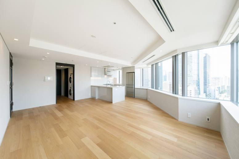 A1 type on the 26th floor from the living room side | after