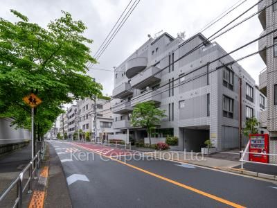 Road on the facade