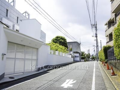 Road on the facade