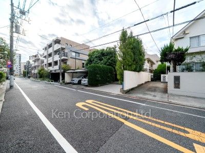 Road on the facade