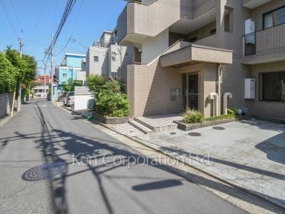 Road on the facade