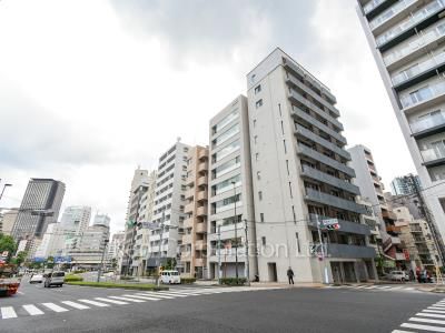 Road on the facade