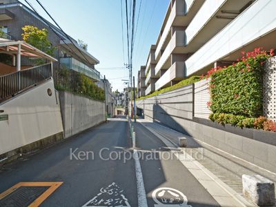 Road on the facade