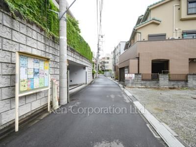 Road on the facade
