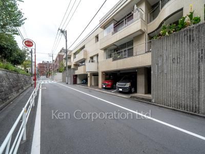 Road on the facade