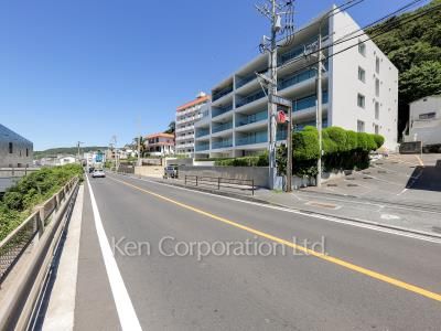 Road on the facade
