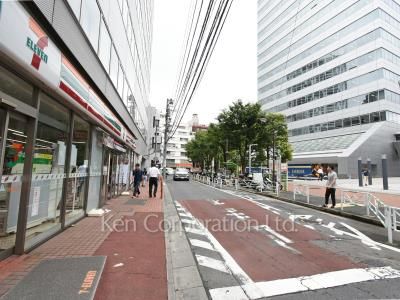 Road on the facade