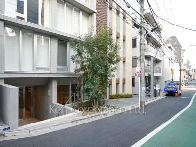 Road on the facade