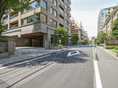 Road on the facade