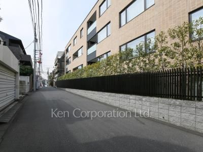 Road on the facade