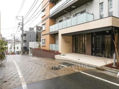 Road on the facade