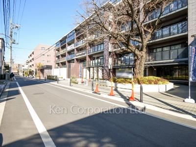 Road on the facade