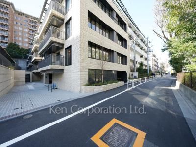 Road on the facade