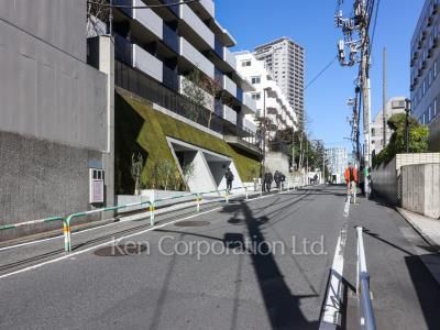 Road on the facade