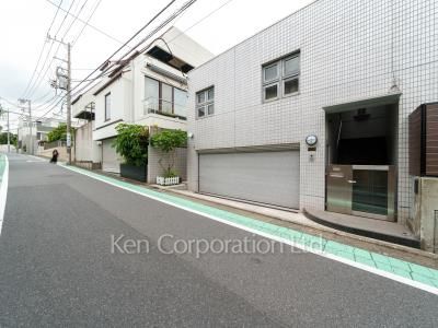 Road on the facade