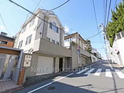Road on the facade
