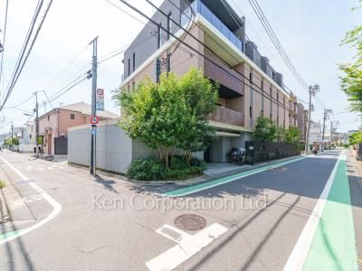 Road on the facade