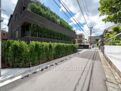 Road on the facade
