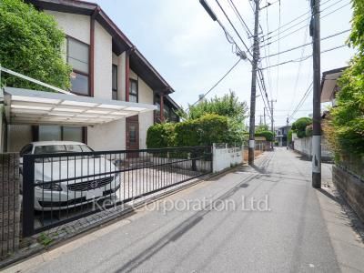 Road on the facade