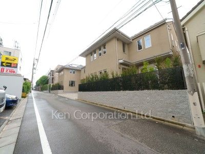 Road on the facade