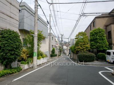 Road on the facade