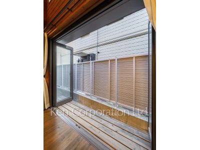 Wood deck