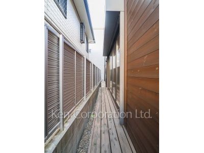 Wood deck