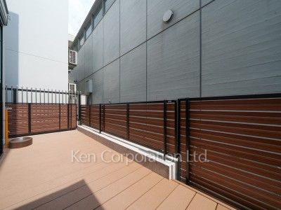 Wood deck