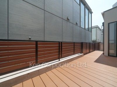 Wood deck