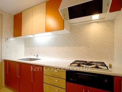 Kitchen ※Photo of the same layout on 6 floor. Decoration and fixture may differ.