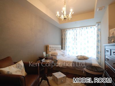 Bedroom ※Photo of the same layout on 21 floor. Decoration and fixture may differ.