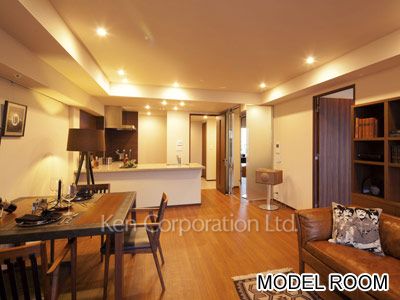 Living-Dining ※Photo of the same layout on 15 floor. Decoration and fixture may differ.