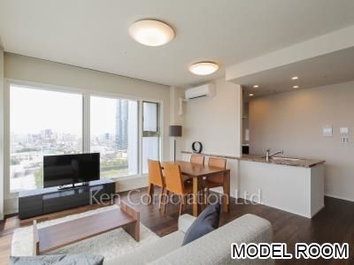 Living-Dining *MODEL ROOM ※Photo of the same layout on 15 floor. Decoration and fixture may differ.