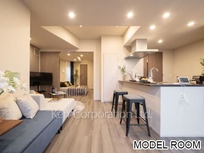 Living-Dining ※Staged Unit ※Photo of the same layout on 14 floor. Decoration and fixture may differ.