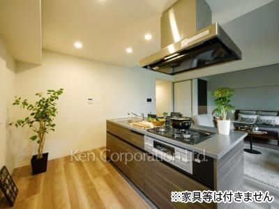 Kitchen ※Unfurnished ※Photo of the same layout on 3 floor. Decoration and fixture may differ.