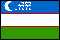 国旗：UZBEKISTAN